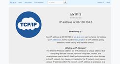 Desktop Screenshot of my-ip-is.com